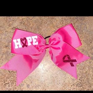 Breast Cancer Awareness Cheer Bow